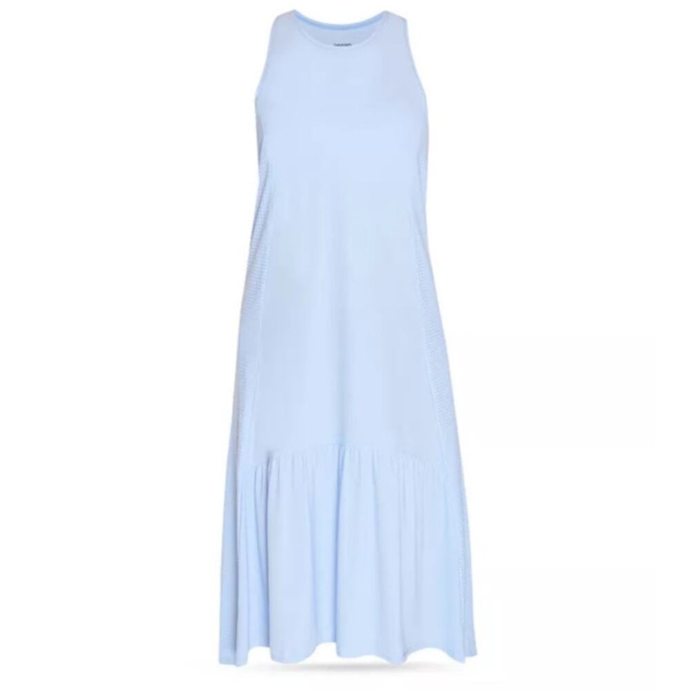 Swetty Betty London Explorer Ace Midi Dress Breeze Blue Athletic Chic - Size XL